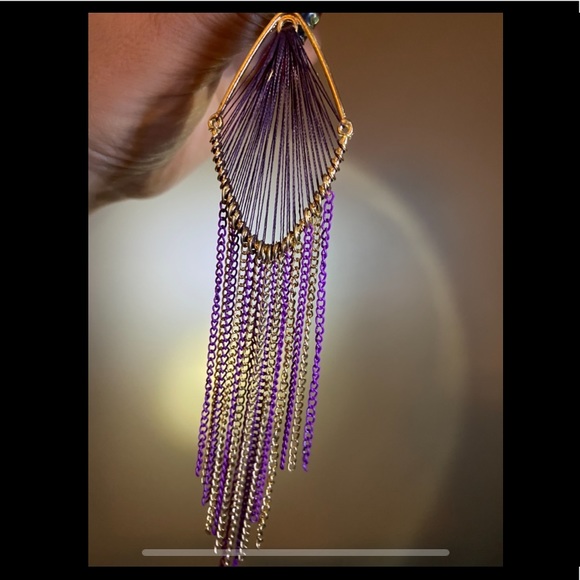 14K gold plated earrings - Picture 4 of 4